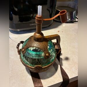 Vintage Steampunk Style Glass and Leather Flask - Star Wars Galaxy’s Edge